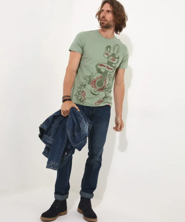 Shop Men's Collection | Graphic T-Shirts | Tops & T-Shirts | Sale Tops & T-Shirts | Top Picks | Top Picks | Men，s | Men，s Joe Browns Without Regrets Tee Khaki
