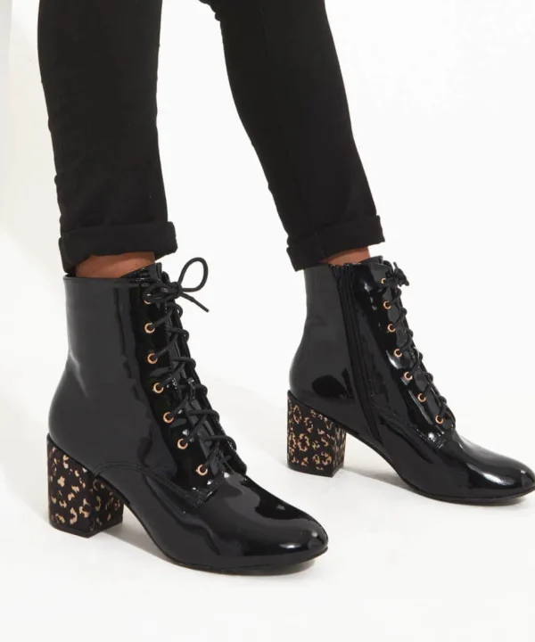 Knee High Boots | Ankle Boots | Gifts | Boots & Shoes | Top Picks | Top Picks | Women's | Women's Joe Browns Wonderful Patent Ankle Boots Black Multi