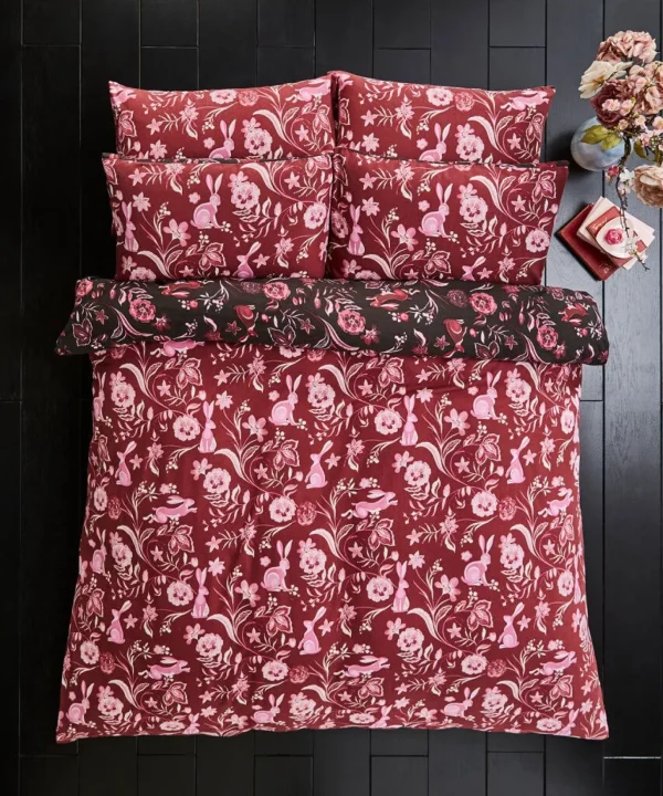 Bedroom | Nouveau Reflections | Floral Décor | Nature Décor | Bedding | Sale Bedding | Home | Home | Home | Home | Home | Home Joe Browns Woodland Brushed Cotton Reversible Bed Set Pink