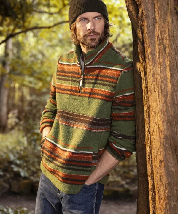 Shop Men's Collection | Hoodies & Sweatshirts | Knitwear & Jumpers | Gifts | Tops & T-Shirts | Top Picks | Men,s | Men,s | Men,s | Men,s Joe Browns Woodland Stripe Funnel Green