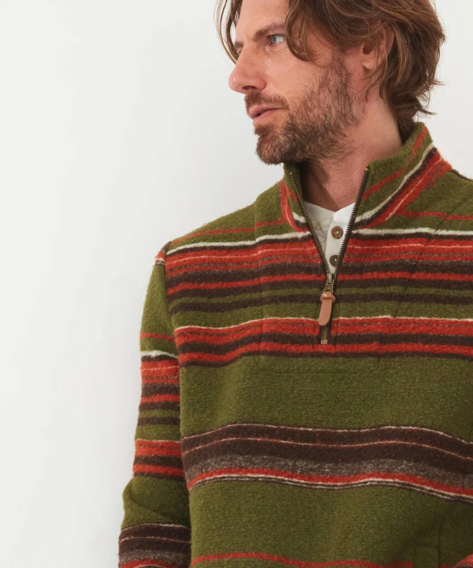 woodland_stripe_funnel_5.webp Shop Men's Collection | Hoodies & Sweatshirts | Knitwear & Jumpers | Gifts | Tops & T-Shirts | Top Picks | Men,s | Men,s | Men,s | Men,s Joe Browns Woodland Stripe Funnel Green
