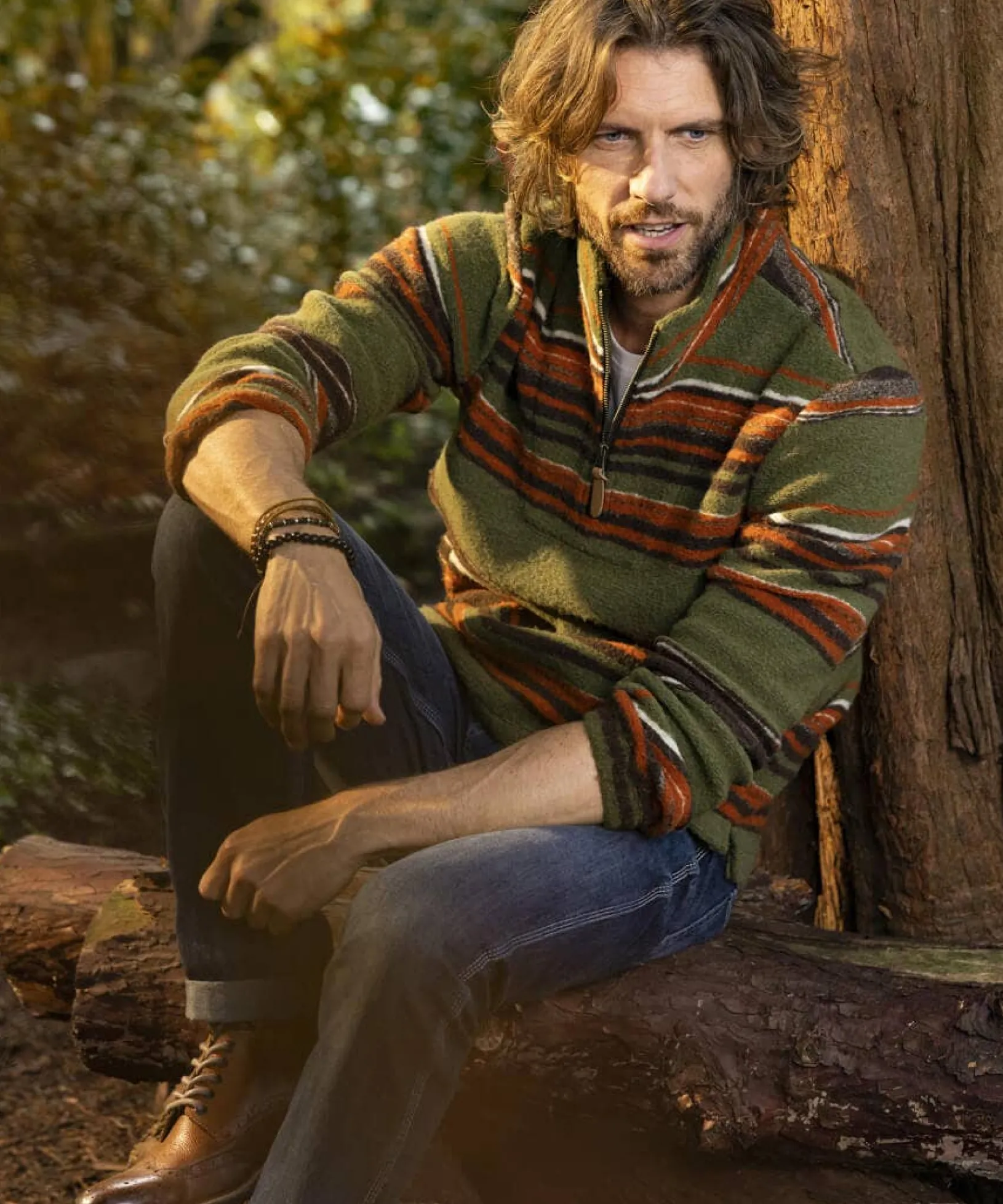 woodland_stripe_funnel_6.webp Shop Men's Collection | Hoodies & Sweatshirts | Knitwear & Jumpers | Gifts | Tops & T-Shirts | Top Picks | Men,s | Men,s | Men,s | Men,s Joe Browns Woodland Stripe Funnel Green