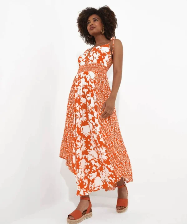 Sale Dresses | Women's Joe Browns Zip Front Sundress Orange